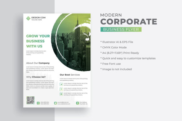 Business Flyer Design 3 Color Variations: Your Corporate Edge
