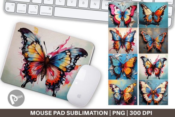 Butterfly Vibrant Color: A Burst of Creativity for Your Desktop