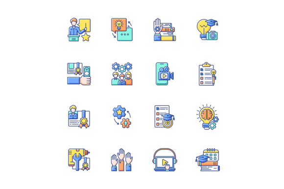 Elevate Your Projects with the Workshop RGB Color Icons Set