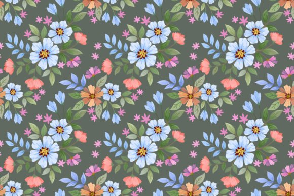 Flowers Design on Green Color Background: A Designer's Guide