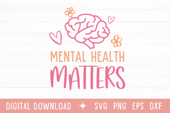 Mental Health Matters Color SVG: Designing with Purpose