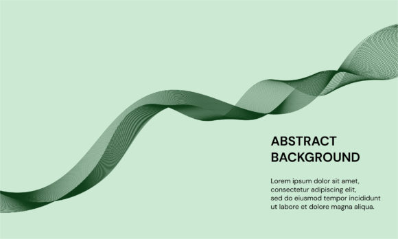 Modern Abstract Background Green Color: Dynamic Design