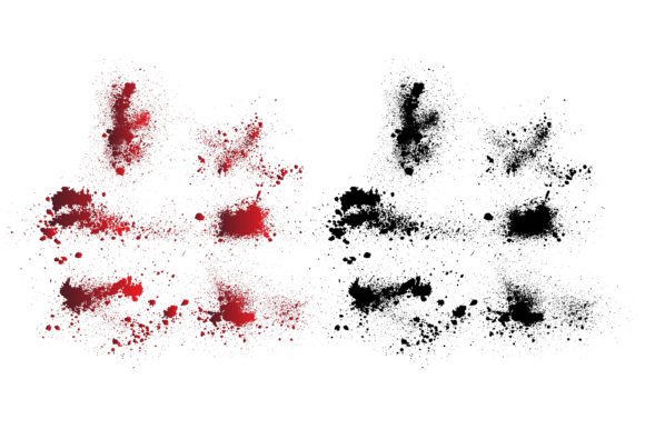 Unleashing Abstract Splatter Red Color Blood: Bold Design for Impact