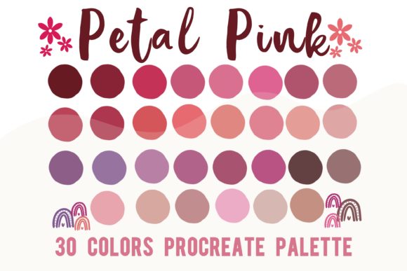 Unlock Effortless Design: Procreate Color Palette Petal Pink