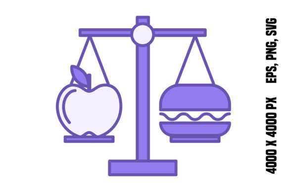 Unlocking the Visual Language of a Balanced Diet Color Icon