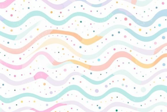 Wavy Pastel Seamless Pattern: A Designer's Dream Asset